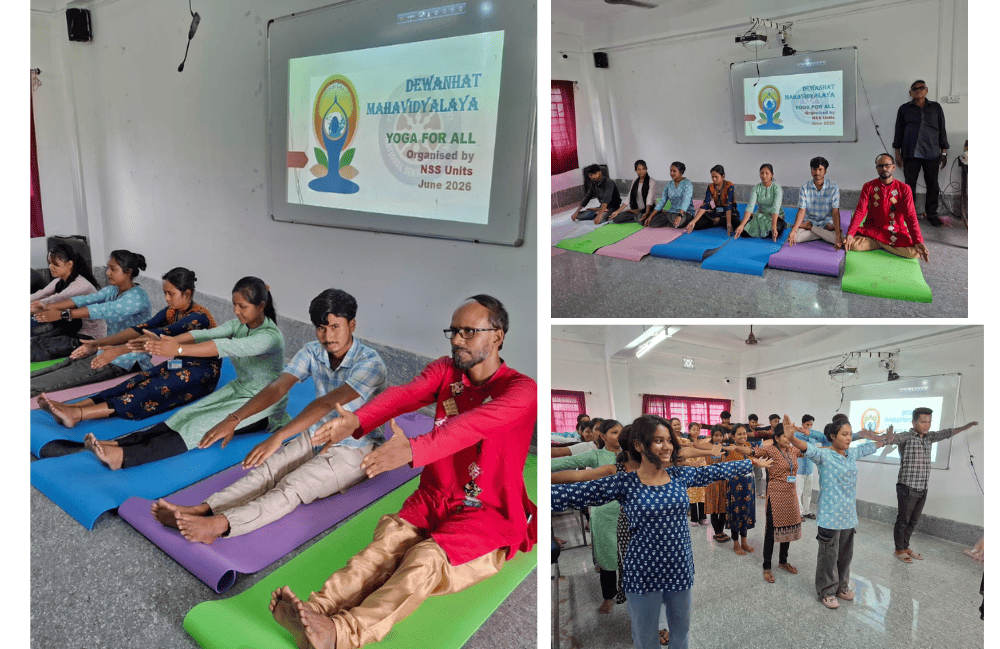 Observation of Yoga Day in our College