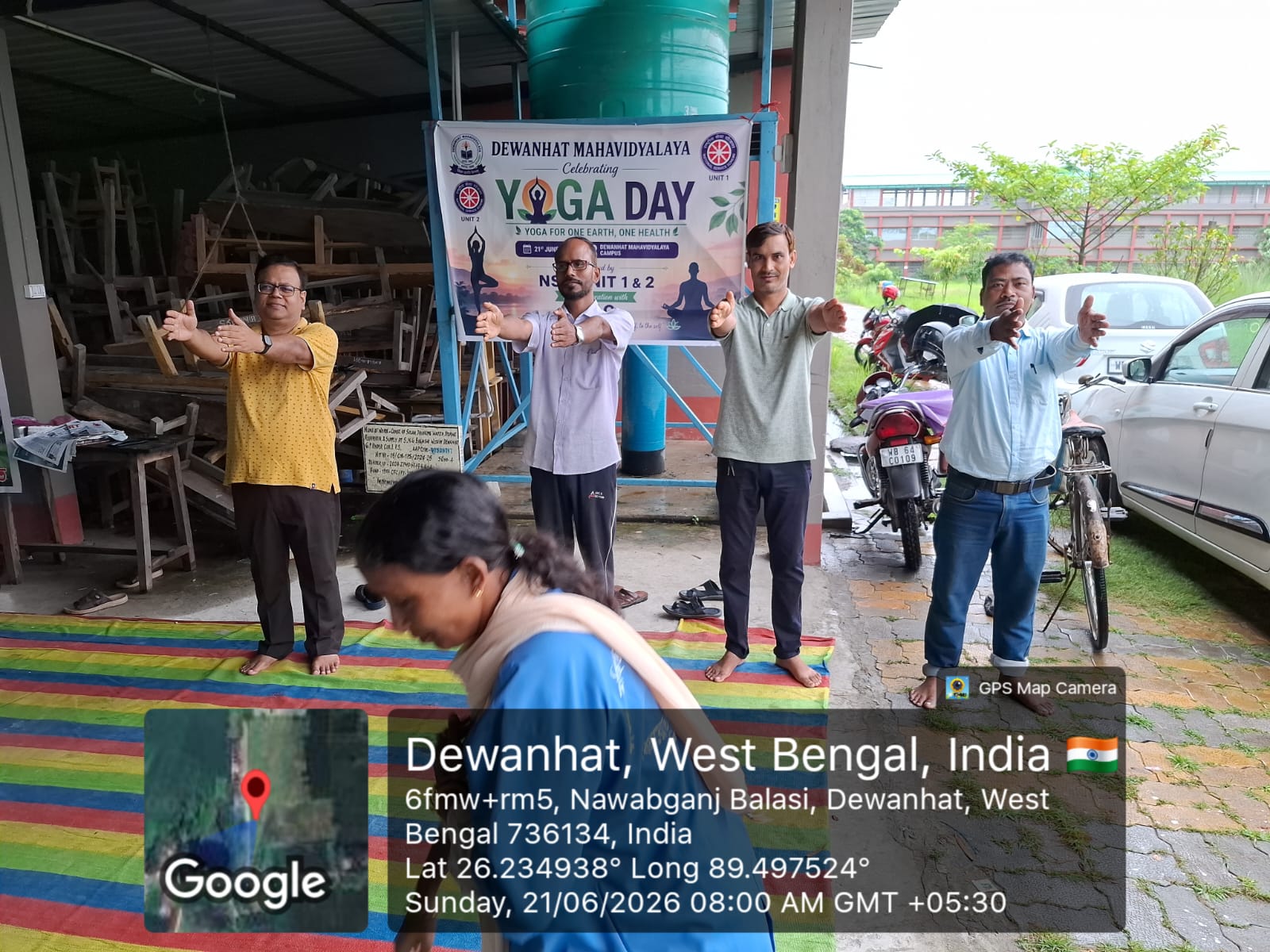 Observance of Yoga Day in the college on 21st June, 2026