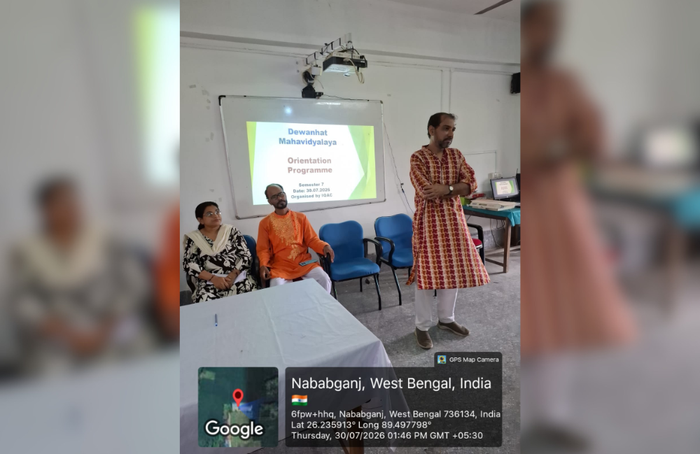 Orientation Programme – Semester 7 Date: 30/7/2026 Organised by IQAC