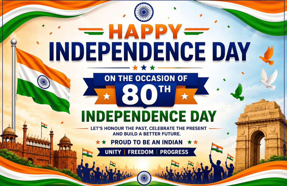 Observance of the 80th Independence Day in the college premises