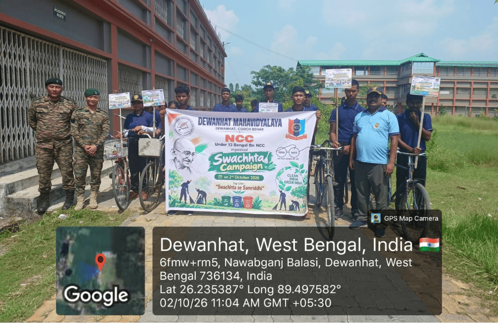 Swachhta Campaign on Gandhi Jayanti by NCC